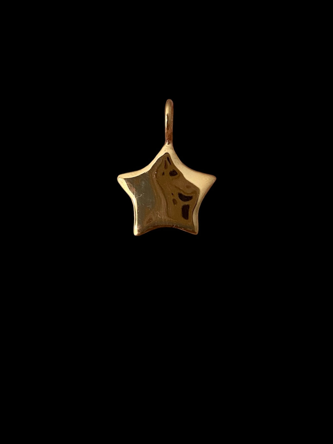 gold-plated shining star pendant