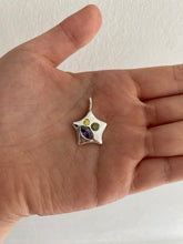 Load image into Gallery viewer, bejewelled autumn star necklace
