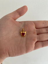 Load image into Gallery viewer, Gold plated devil heart necklace
