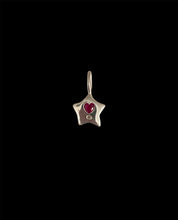 Load image into Gallery viewer, dainty ruby sweetheart necklace
