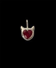 Load image into Gallery viewer, Large devil heart necklace
