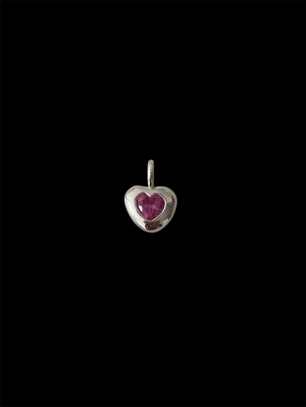 cupid’s pink heart necklace 2