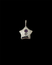 Load image into Gallery viewer, amethyst and ice star necklace
