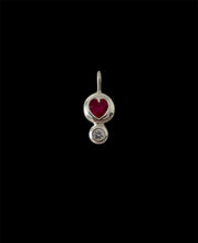 Load image into Gallery viewer, Heart drop necklace
