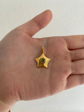 Load image into Gallery viewer, Gold plated peridot star necklace
