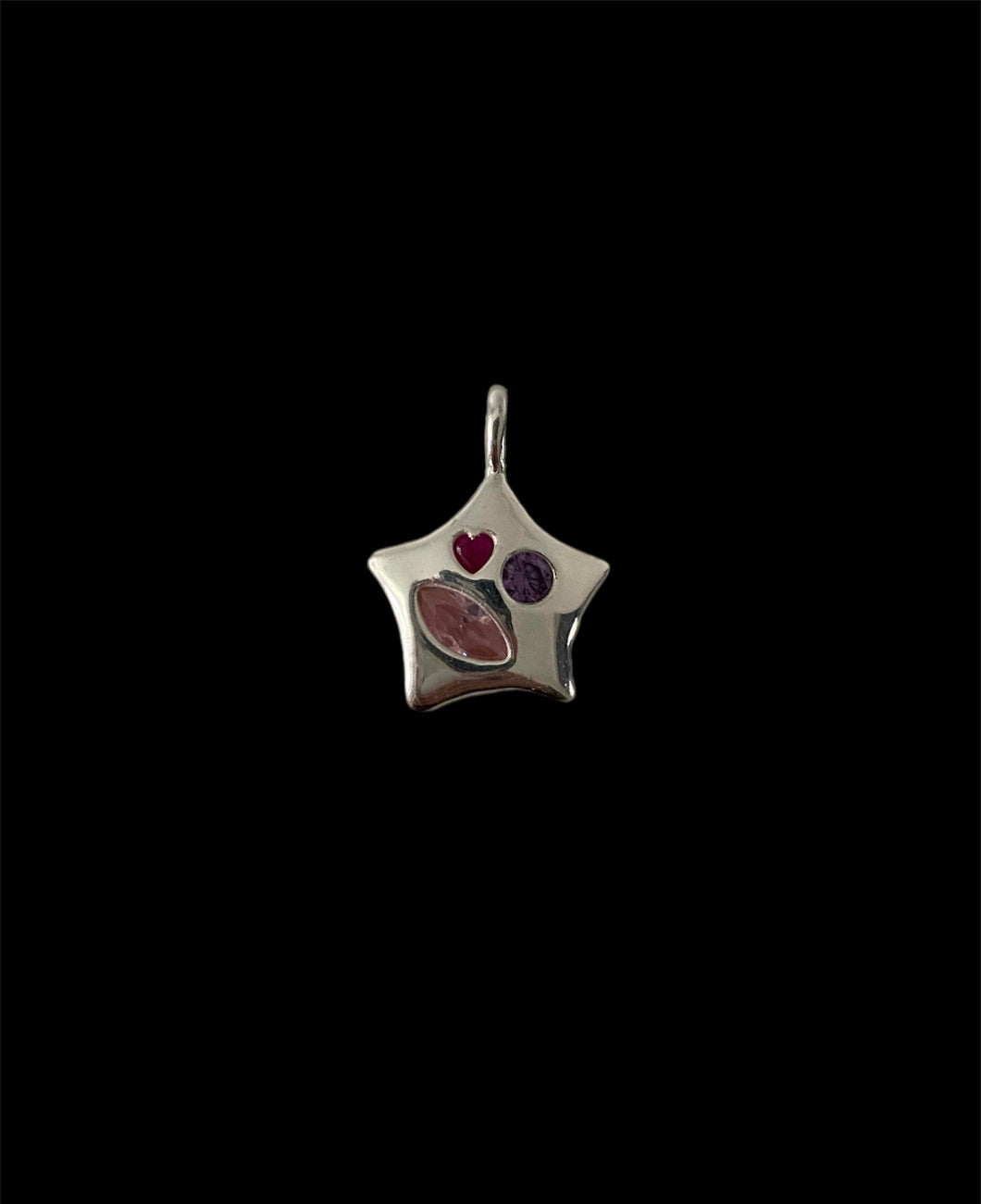 Bejewelled star necklace