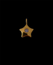 Load image into Gallery viewer, Gold plated lilac star necklace
