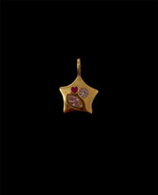 Load image into Gallery viewer, Gold plated love heart star necklace
