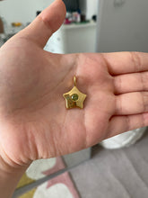 Load image into Gallery viewer, gold plated peridot star
