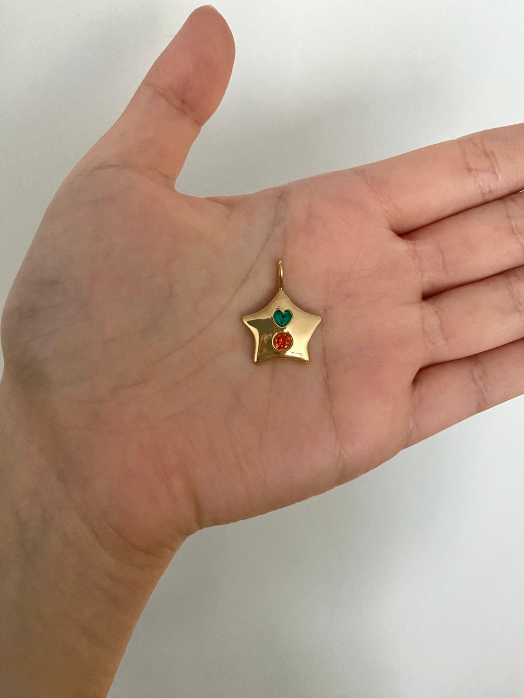 gold-plated sherbet star