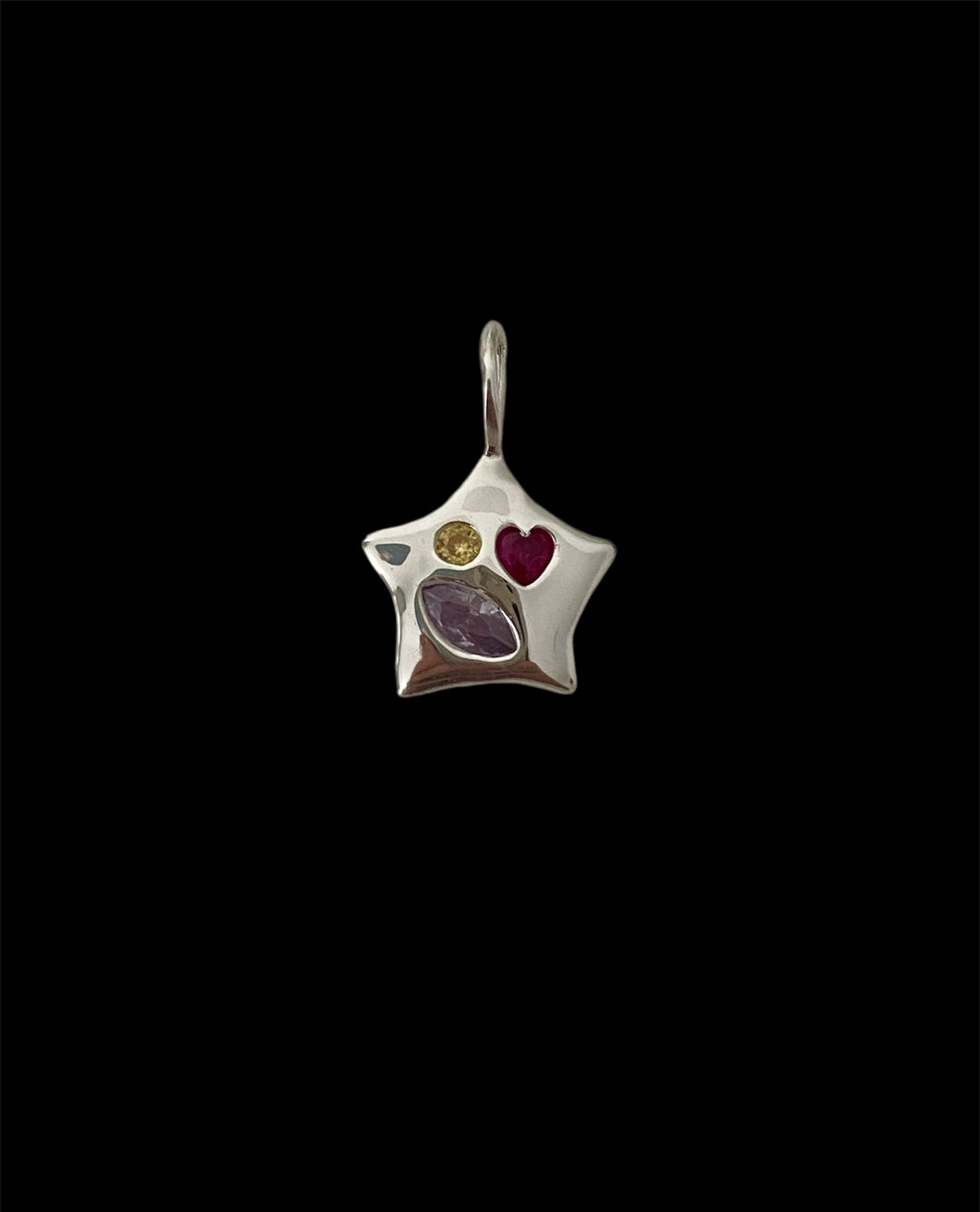 bejewelled sherbet star necklace