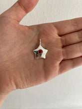 Load image into Gallery viewer, Garnet star necklace
