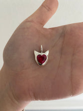 Load image into Gallery viewer, Medium devil heart necklace
