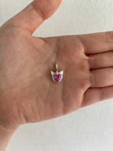 Load image into Gallery viewer, Exclusive pink devil heart necklace
