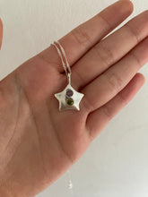 Load image into Gallery viewer, pink and green star necklace
