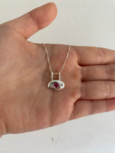 Load image into Gallery viewer, Cupid double-loop heart necklace
