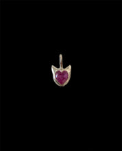 Load image into Gallery viewer, Exclusive pink devil heart necklace
