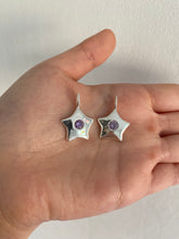 Load image into Gallery viewer, Lilac chunky star necklace
